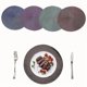 thumbnail image 3 of 6PCS Hand-Woven Placemats Set Non-Slip Multipurpose Table Pad Decor for Living Room Kitchen, 3 of 5