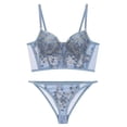 thumbnail image 1 of Cómodo chaleco de encaje bordado con espina de pescado, ropa interior francesa larga para exterior, sujetador de encaje sexy para niña, 1 of 6