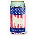 thumbnail image 1 of USA Patriotic Komondor Tall Boy Beverage Insulator Hugger, 1 of 1