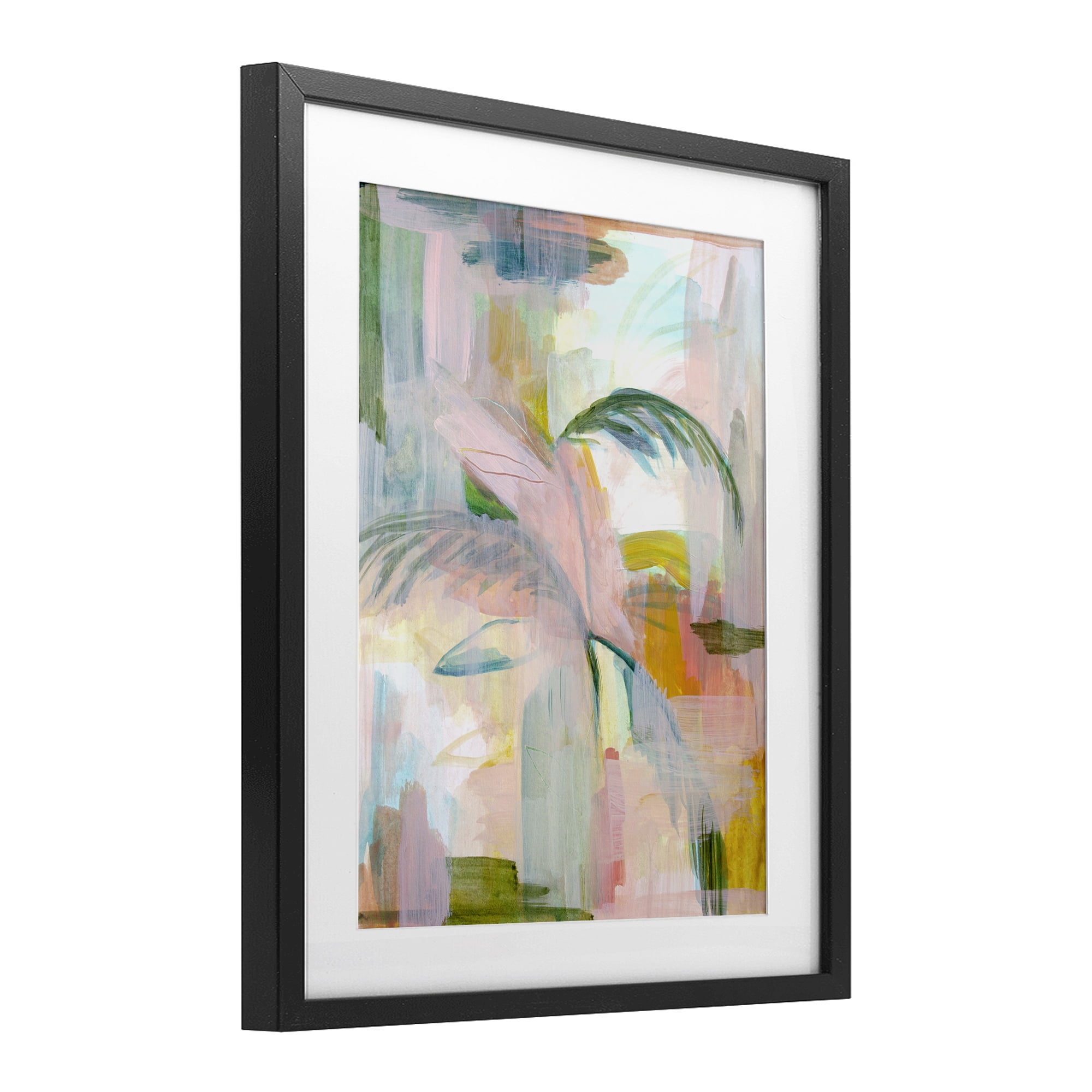 Stupell Industries Palm City Expression Black Framed Print Under Glass, design by Gemma Bardot