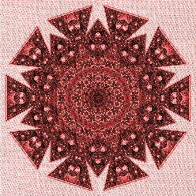 Ahgly Company Tapis d'Intérieur Lavable en Machine Carré Transitionnel Rose Pastel, 8 Pieds Carré