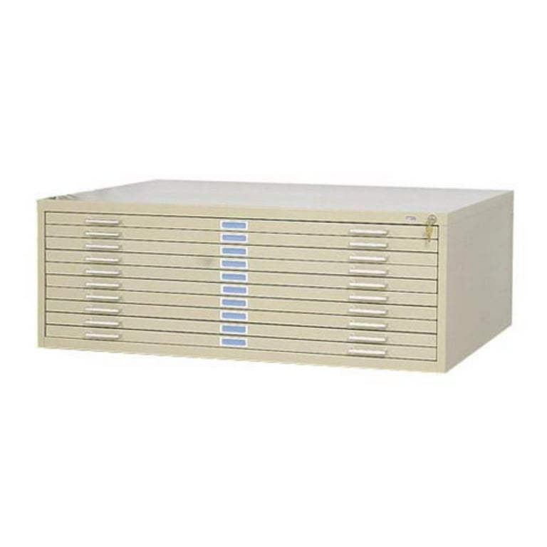 Safco 10-Drawer Steel Flat File for 30 x 42 Tropic Sand