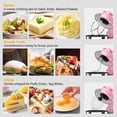 thumbnail image 6 of Ailessom New Stand Mixer,6.5-QT 10-Speed Tilt-Head Kitchen Electric Mixer with Bowl, Dough Hook, Beater, Whisk for Most Home Cooks,(Sakura Pink）, 6 of 8