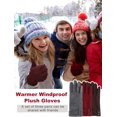 thumbnail image 3 of 3 Pairs Womens Gloves Winter Touchscreen Texting Phone Windproof Gloves Fleece Lined Cold Weather Warm Gloves, 3 of 7