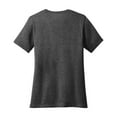thumbnail image 5 of Port & Company Ladies Core Cotton V-Neck T-Shirt Dark Heather Grey Medium, 5 of 5