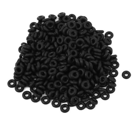 Ring Sealing - 100Pcs Black 4mm x 1.5mm Oil Resistant NBR Nitrile Rubber O Ring Sealing Ring