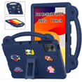 thumbnail image 1 of Kids Safe EVA Bear Case For Xiaomi Redmi Pad SE 11 Inch 2023 Handheld Shockproof Tablet Cover For Redmi Pad SE 11" 2023 #R darkBlue Redmi Pad SE 11 inch, 1 of 6