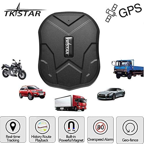 GPS Tracker for Vehicles Real Time Car GPS Tracking Device with Strong Magnetic Anti Thieft for Car Truck Motorcycle Fleet Mangement TK905 TKSTAR Waterproof GPS Tracker 
