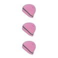 thumbnail image 4 of crativent Skull Caps for Men Reflective Liner Winter Beanie Thermal Multifunction Windproof Coldness for Protection Cycling Skiing Pink 3Set, 4 of 6
