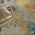 thumbnail image 6 of Nourison Celestial Abstract Ivory/Multicolor 6' x 9' Area Rug, (6x9), 6 of 8