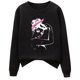 thumbnail image 4 of ICHUANYI Clearance Fashion Women's Casual Long Sleeve Printed Ladies Sweatshirts Tops(Black, L) ICHUANYI WER2023081204216, 4 of 6