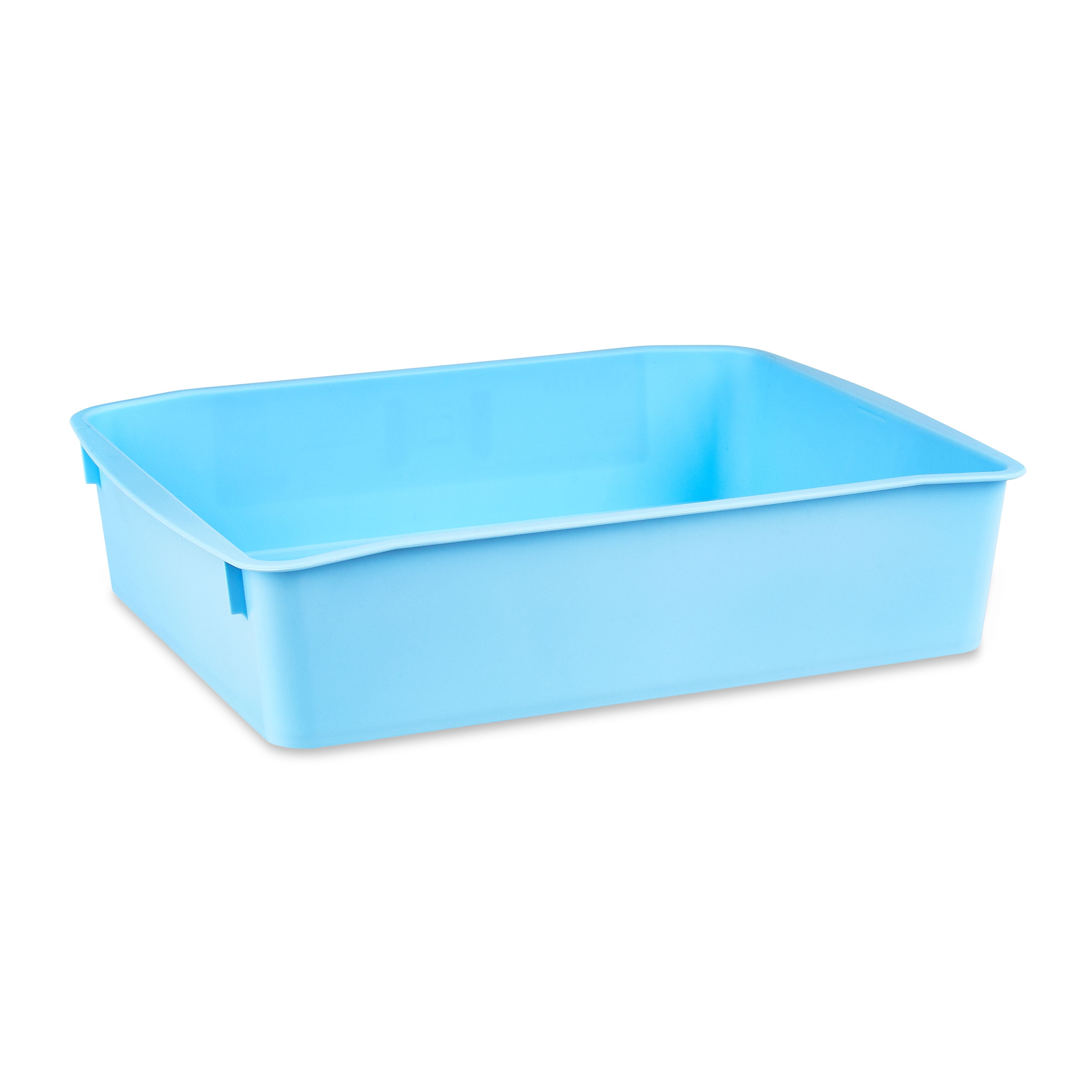 Pen+Gear Plastic Letter Tray, Letter Size Paper Sorter, Sky Blue, 7-Pack