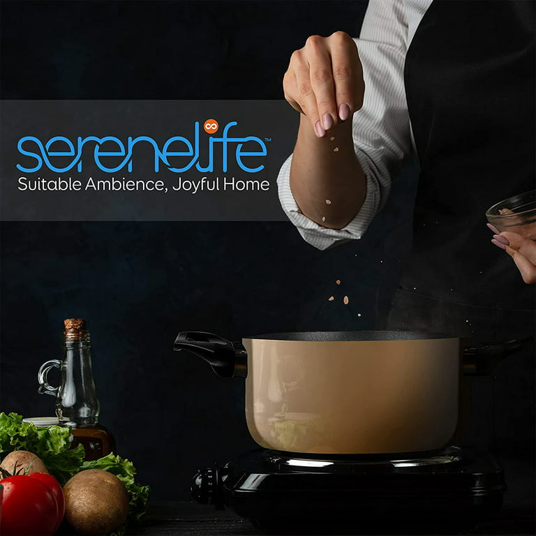Serenelife 20 Piece Kitchenware Pots & Pans Set – Basic Kitchen