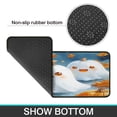 thumbnail image 6 of Happy Halloween Kitchen Rugs Sets Of 2 Cute Ghost Pumpkin Welcome Halloween () Kitchen Mats for Door Bath Non-Slip Runner Rug Decorations for Porch Veranda Entryway (17x47in+30x17in), 6 of 7
