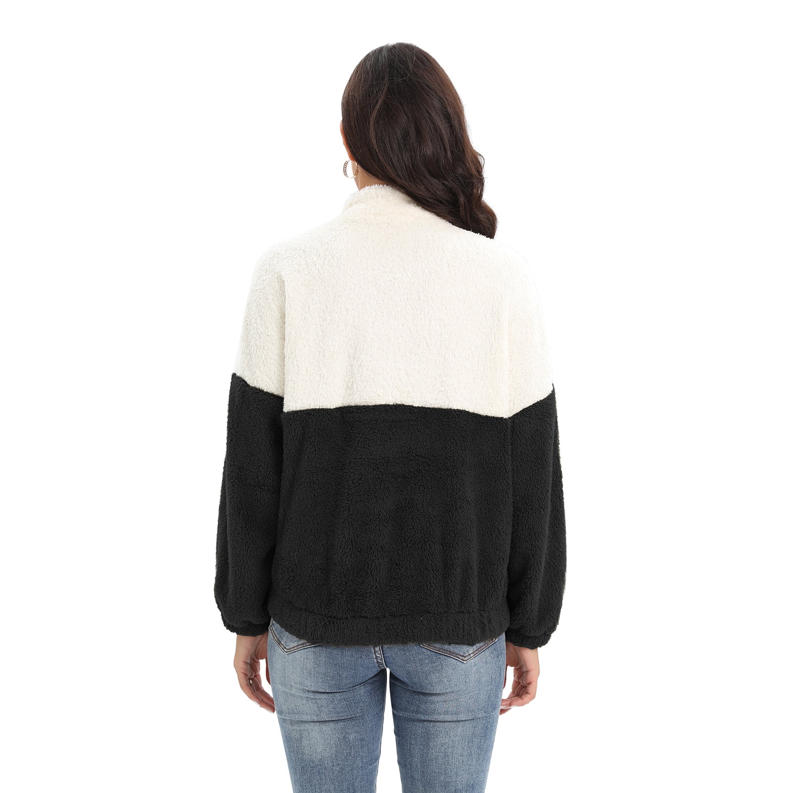Walmart fuzzy hotsell pullover quarter zip