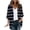 K138-Black, variant on Ailaofu Womens Oversized Striped T-Shirts Summer Casual Color Block Short Sleeve Tops Drop Shoulder Boxy Tees