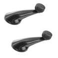 thumbnail image 4 of TRQ Manual Window Crank Handle Black Driver Passenger Pair for S10 S15 Blazer DHA40621, 4 of 4
