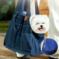 thumbnail image 5 of HomeDm Dog Carrier for Small Dogs Rabbit cat with Large Pockets, Canvas Bag, Dog Carrier Soft Sided, Collapsible Travel Puppy Carrier, 5 of 9