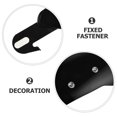 thumbnail image 3 of NUOLUX Parabrisas Universal Para Motocicleta Ajustable Con Deflector Negro Resistente Al, 3 of 8