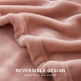 thumbnail image 4 of Blanket Dusty Pink Throws For Sofas Large Fluffy Warm Soft Blanket For Bed, 4 of 8