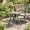Grey, variant on Sunshen Outdoor 20" Round Side Table, Patio Bistro Table, Gray | Sturdy Connection, Accent Coffee Table for Poolside, Balcony, Garden, Porch, Lawn