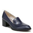 thumbnail image 1 of Zapatos LifeStride Devyn Mocasín con Tacón Cuadrado Azul Marino Mujer Talla 6 Ancho, 1 of 8