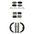 thumbnail image 1 of Transit Auto Front Rear Ceramic Brake Pads and Parking Shoes Kit for Car Lexus IS250 GS300 KCN-100836, 1 of 11