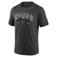 thumbnail image 2 of Men's  Charcoal San Antonio Spurs Backboard Tri-Blend T-Shirt, 2 of 3