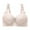 Multi-color, variant on Nursing Bras Women Large Cup Bra with Thin Die Cup Without Underwire V-Neck No Underwire Bra Feature Hook and Eye Closure Molded Bra Style Y-80 , Multi-color 42