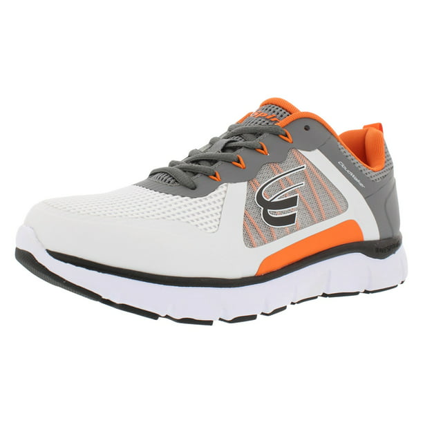 Spira - Spira CloudWalker Men's Athletic Walking Shoe with Springs - White  / Dark Grey / Orange - Walmart.com - Walmart.com