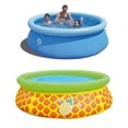 thumbnail image 2 of JLeisure Ensemble Rapi et Piscine Extérieure Gonflable d'Ananas (2), 2 of 12