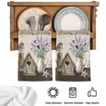 thumbnail image 5 of Vintage Flowers Kitchen Towels Set of 1, Birds Retro Art Elegant Farmhouse Absorbent Dish Towels for Kitchen, Microfiber Hand Towel, Quick Drying Tea Towel for Cleaning Decorative Dishcloths, 5 of 7
