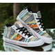 thumbnail image 3 of Adi-das Basic STR II Mid Top 2007 Men’s Size 11 Multicolor Custom 674785, 3 of 6