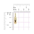 thumbnail image 3 of 14k Yellow Gold, Small Ballet Ballerina Shoe Pendant 6mm Wide with 16" Dainty Neck Chain, 3 of 7