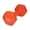 Orange, variant on CanDo Fabrication Enterprises Color-coded vinyl-coated iron dumbbell, silver, 15 lb, 1each
