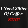 thumbnail image 3 of CafePress - I Need 250Cc Of Coffee Women's Dark Pajamas - Women's Short Sleeve Print T-Shirt and Pants Dark Cotton Pajama Set, 3 of 7