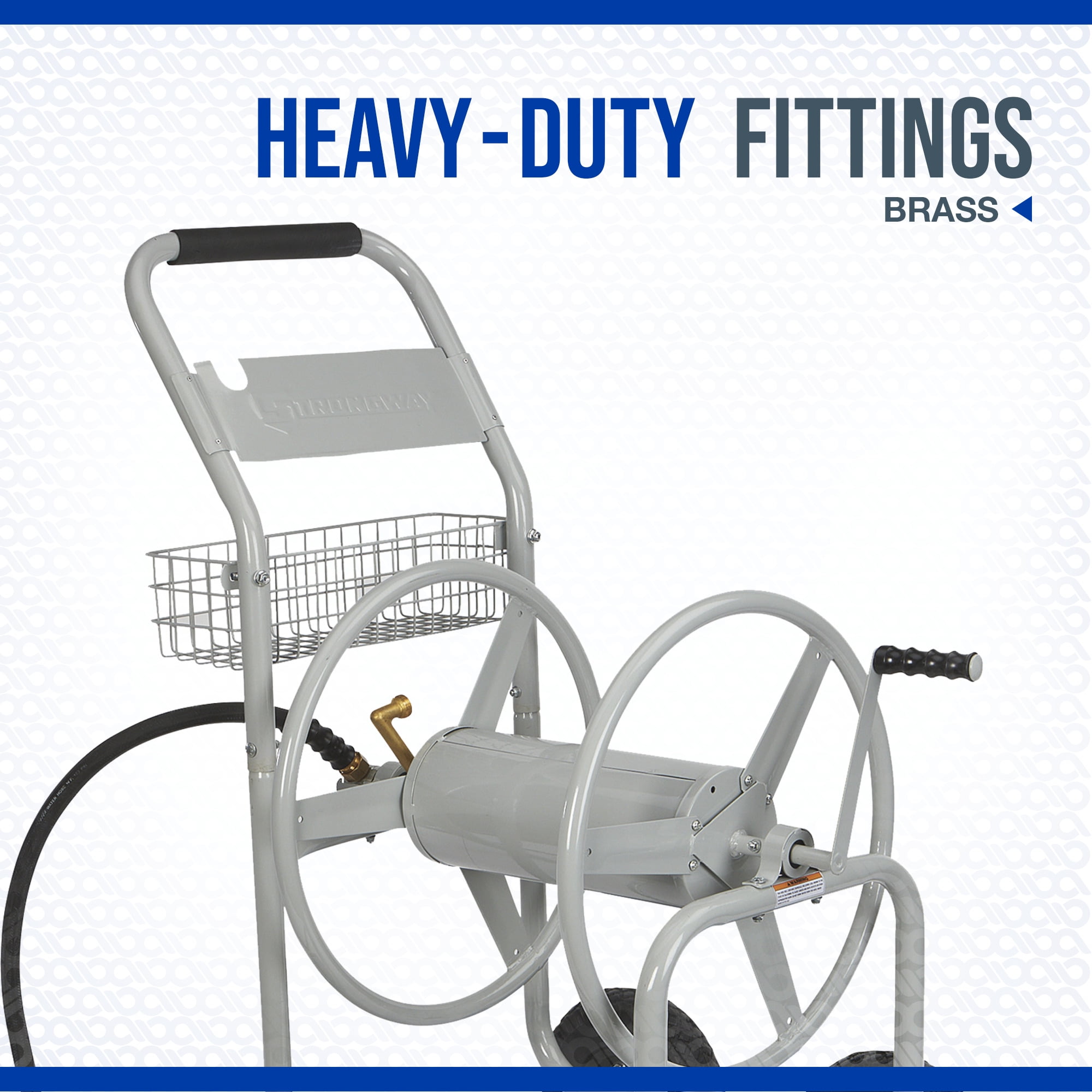 Strongway Garden Hose Reel Cart, 400ft. Capacity, Fits 5/8in. Hose