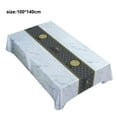 thumbnail image 2 of Waterproof Vinyl Tablecloths, Heavy Duty Oil Proof Spill Proof Plastic Table Cloth, Wipe Clean PVC Table Cover for Spring Indoor and Outdoor Use, 2 of 6