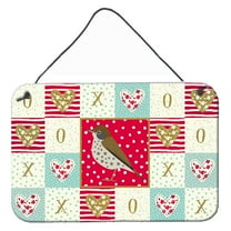 Carolines Treasures CK5516DS812 Thrush Love Wall or Door Hanging Prints 8x12 multicolor