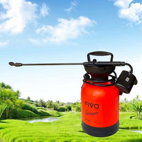 FIVO 0.8 Gallon Rechargeable Battery Powered Electric Pump Sprayer for Lawn and Garden