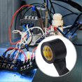 thumbnail image 3 of 4pcs Electrical Tape Electrician Pvc Waterproof Film Electrical Insulated Sealing Tape,4.4cm Wide,11m Long(black), 3 of 5