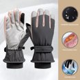 thumbnail image 3 of 1 par de guantes de esquí para hombres y mujeres, de terciopelo de invierno, cálidos, para exteriores, para montar a caballo, senderismo, guantes de invierno impermeables 686, 3 of 5