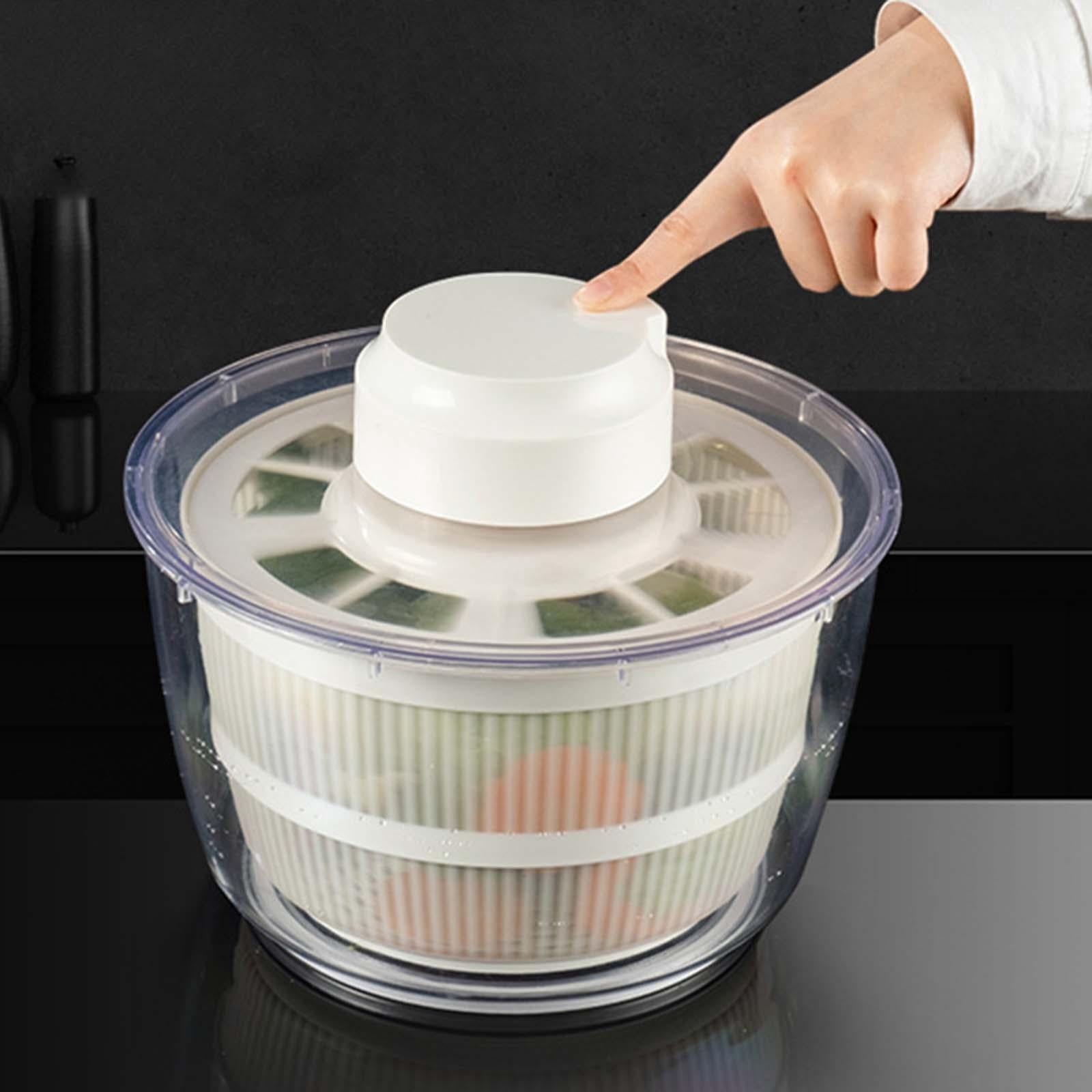 Bassine De Lavage Et Passoire Rotative Escargot - Pour Légumes, Fruits, Salade, Multifonction