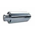 thumbnail image 1 of 2.5" In/Out x 14" OAL Aero Exhaust Resonator, 4" Round Body, 1 of 2