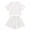 White1, variant on Kids Girl Outfit Back to School Floral Two Piece Tank Midi Skirt Outfit for Kids Girls Versatile Trendy Casual Summer Ready Set Blue 120