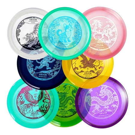 8 PDGA Approved Discs (Putter Mid-Range Driver) for Full-Body Strength Training in Backyard Park & Beach