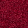 thumbnail image 6 of SAFAVIEH Clyde Solid Plush Polyester Shag Area Rug, Red, 4' x 6', 6 of 6