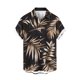 thumbnail image 1 of Camisetas de Lino para Hombres Vintage Bowling Manga Corta Cuello Cubano, Retro Playa Y Verano Hombre Manga Corta Botón Abajo Camisetas, 1 of 1