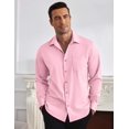 thumbnail image 3 of COOFANDY Mens Dress Shirts Wrinkle Free Long Sleeve Button Down Shirt formal Business Shirts, 3 of 6