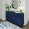 thumbnail image 2 of Plank+Beam Classic 6-Drawer Dresser, Blue, 2 of 8